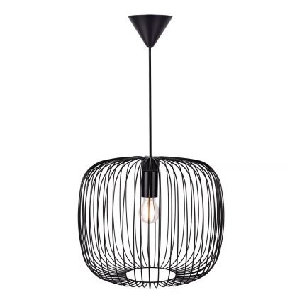 Nordlux - Luster na sajli BERONI 1xE27/60W/230V crna pr. 40 cm