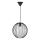 Nordlux - Luster na sajli BERONI 1xE27/60W/230V crni