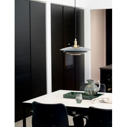 Nordlux - Luster na sajli BRETAGNE 1xG9/25W/230V antracit