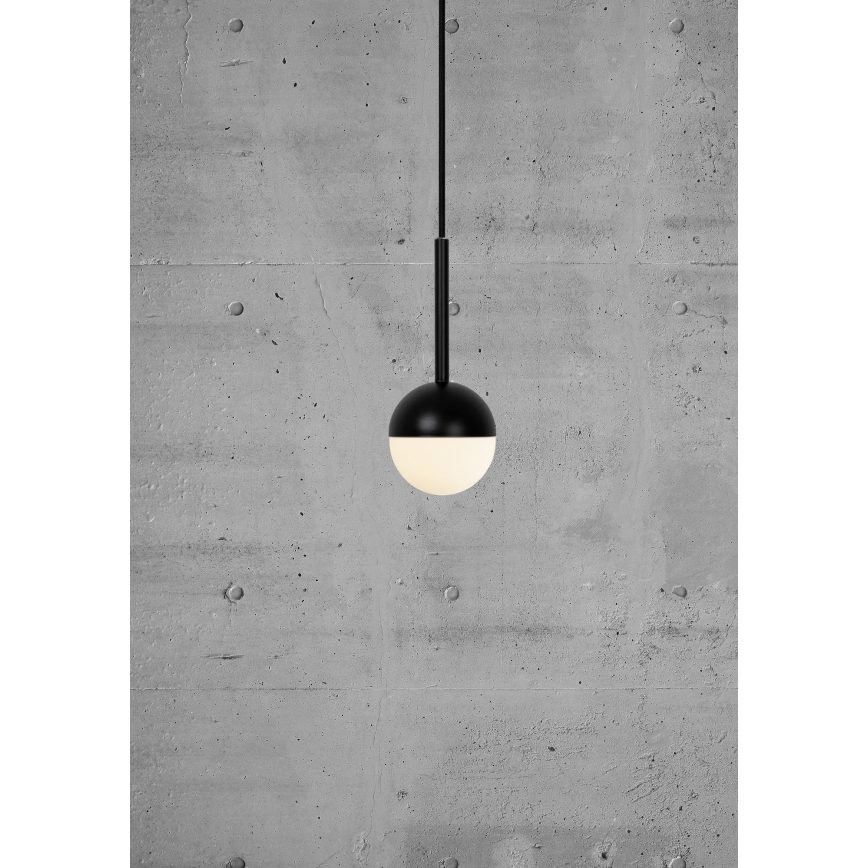 Nordlux - Luster na sajli CONTINA 1xG9/5W/230V crna