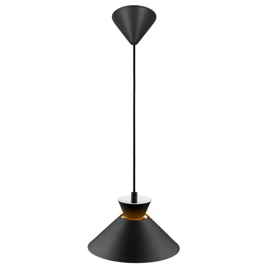 Nordlux - Luster na sajli DIAL 1xE27/40W/230V pr. 25 cm crna