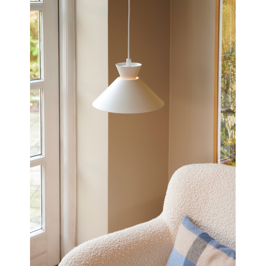 Nordlux - Luster na sajli DIAL 1xE27/40W/230V pr. 25 cm bijela
