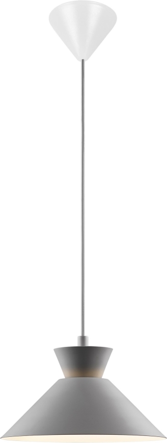 Nordlux - Luster na sajli DIAL 1xE27/40W/230V pr. 25 cm siva