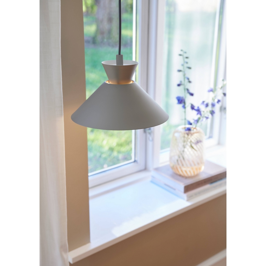 Nordlux - Luster na sajli DIAL 1xE27/40W/230V pr. 25 cm siva