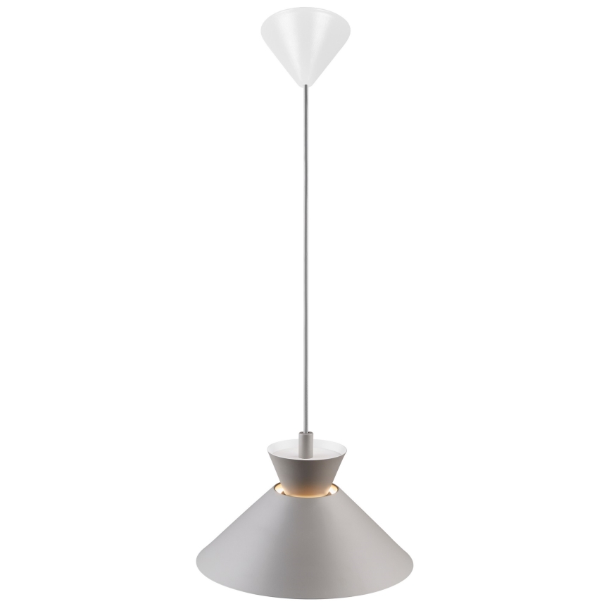 Nordlux - Luster na sajli DIAL 1xE27/40W/230V pr. 25 cm siva