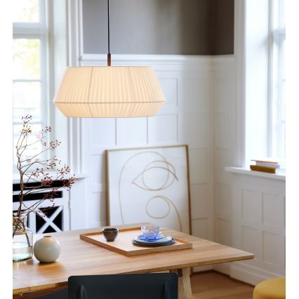 Nordlux - Luster na sajli DICTE 1xE27/60W/230V pr. 53 cm bijela