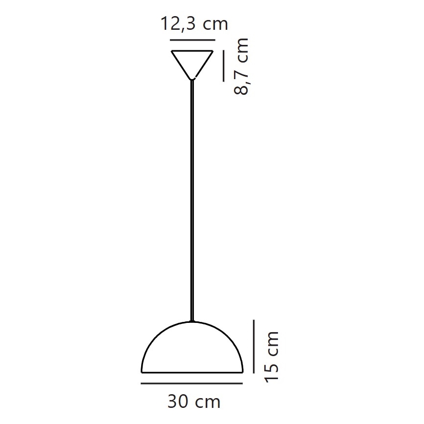 Nordlux - Luster na sajli ELLEN 1xE27/40W/230V bijela