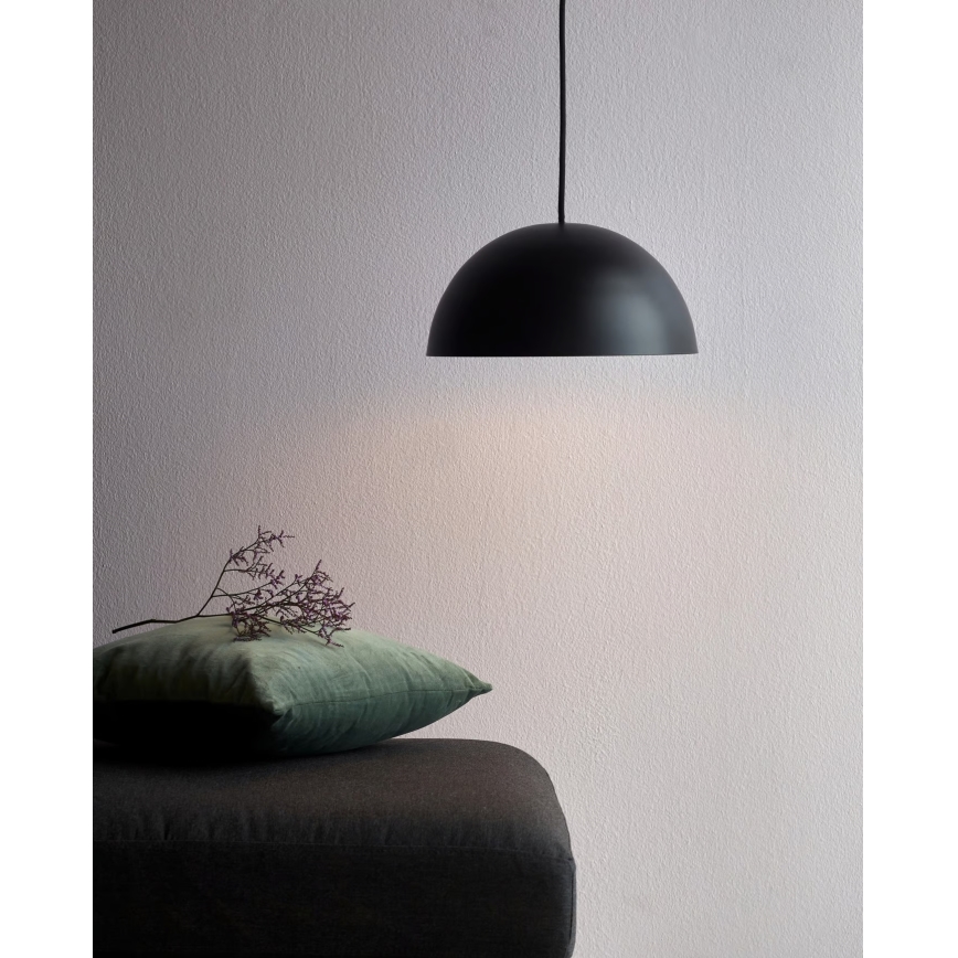 Nordlux - Luster na sajli ELLEN 1xE27/40W/230V crna