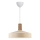 Nordlux - Luster na sajli ELVAS 1xE27/60W/230V pr. 37,5 cm bež