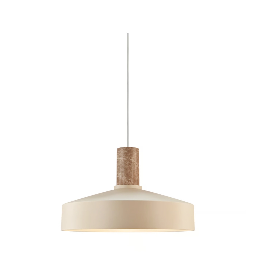 Nordlux - Luster na sajli ELVAS 1xE27/60W/230V pr. 37,5 cm bež