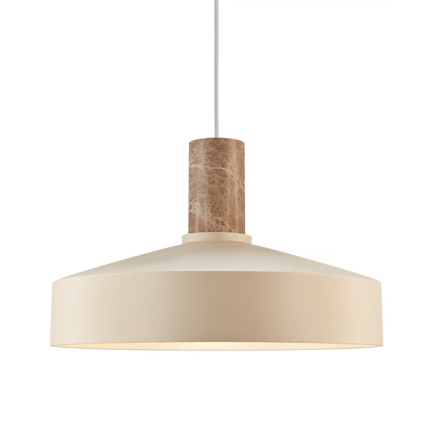 Nordlux - Luster na sajli ELVAS 1xE27/60W/230V pr. 37,5 cm bež