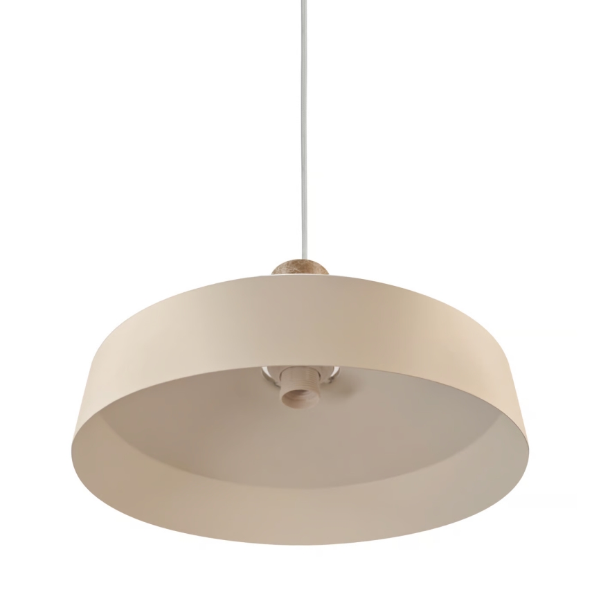 Nordlux - Luster na sajli ELVAS 1xE27/60W/230V pr. 37,5 cm bež