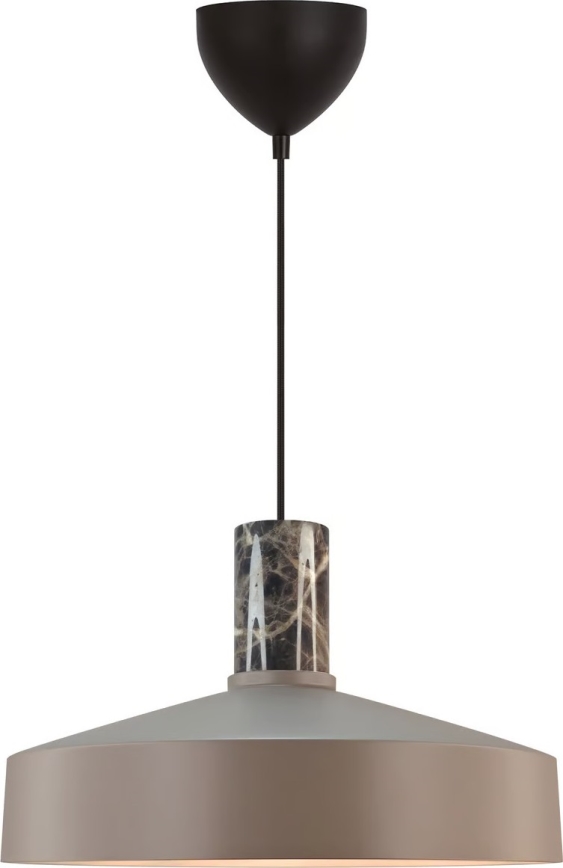 Nordlux - Luster na sajli ELVAS 1xE27/60W/230V pr. 37,5 cm smeđa