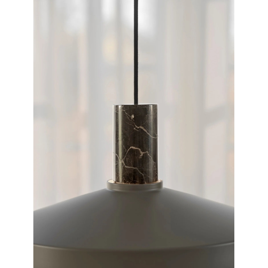 Nordlux - Luster na sajli ELVAS 1xE27/60W/230V pr. 37,5 cm smeđa