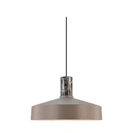 Nordlux - Luster na sajli ELVAS 1xE27/60W/230V pr. 37,5 cm smeđa