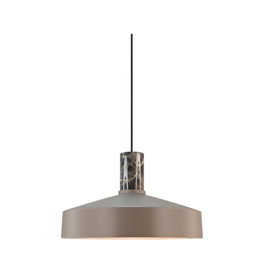 Nordlux - Luster na sajli ELVAS 1xE27/60W/230V pr. 37,5 cm smeđa