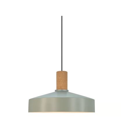 Nordlux - Luster na sajli ELVAS 1xE27/60W/230V pr. 37,5 cm zelena
