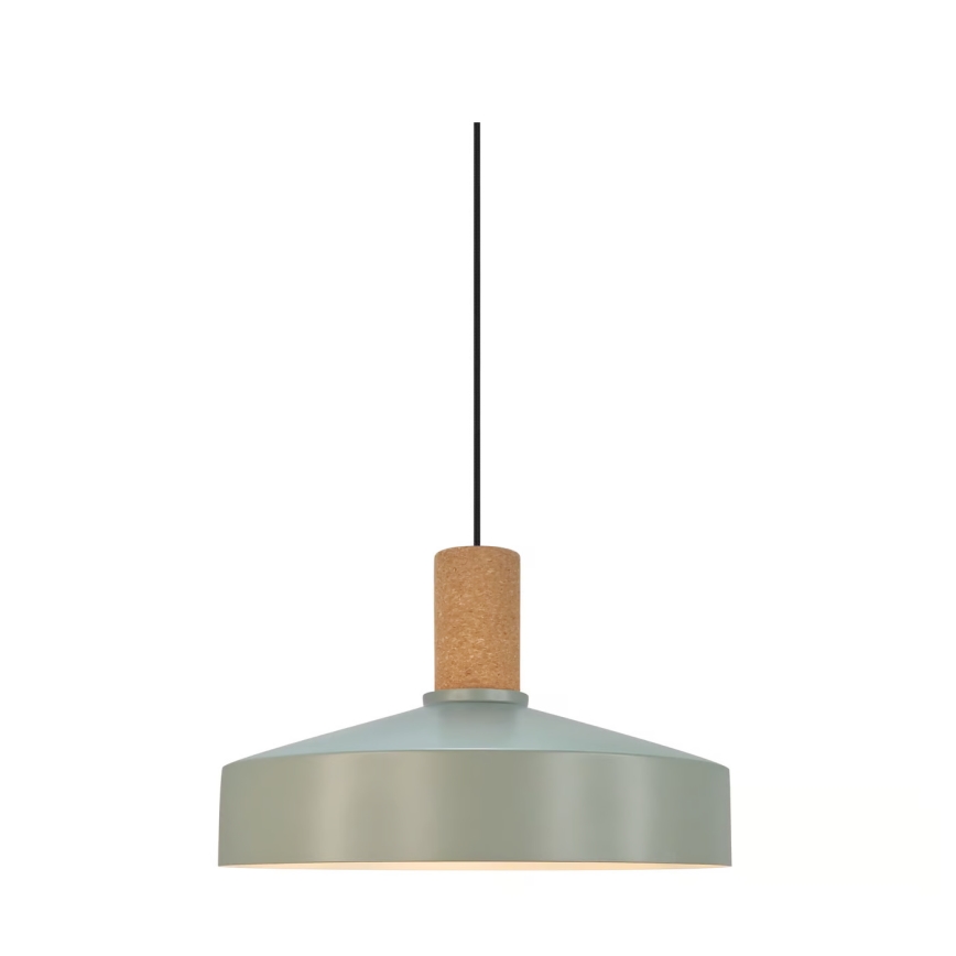 Nordlux - Luster na sajli ELVAS 1xE27/60W/230V pr. 37,5 cm zelena