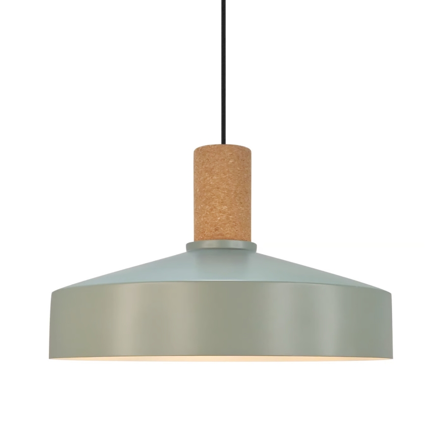 Nordlux - Luster na sajli ELVAS 1xE27/60W/230V pr. 37,5 cm zelena
