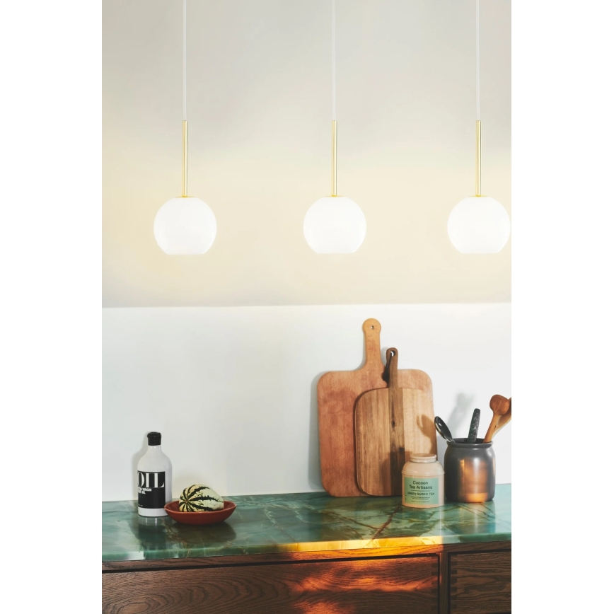 Nordlux - Luster na sajli FRANCA 1xE14/40W/230V bijela