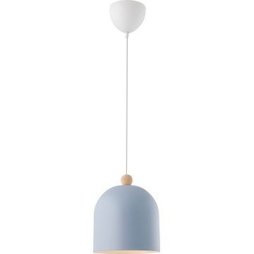 Nordlux - Luster na sajli GASTON 1xE27/40W/230V plava/bijela