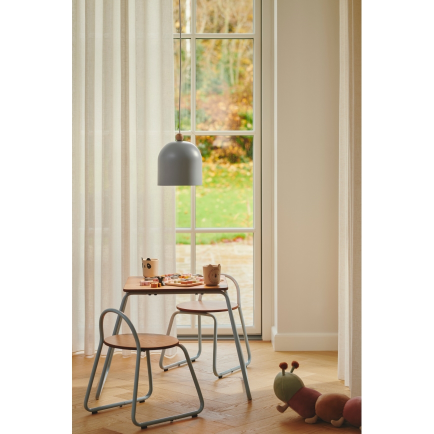 Nordlux - Luster na sajli GASTON 1xE27/40W/230V plava/bijela