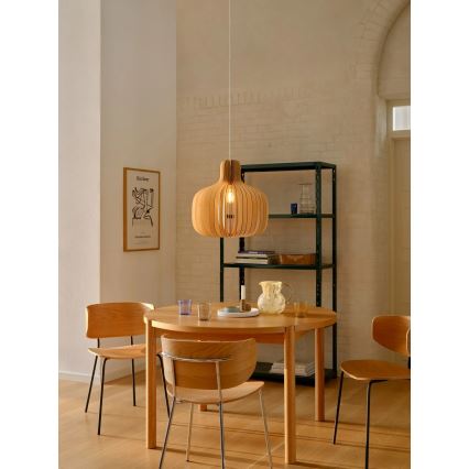 Nordlux - Luster na sajli HAZO 1xE27/60W/230V bež