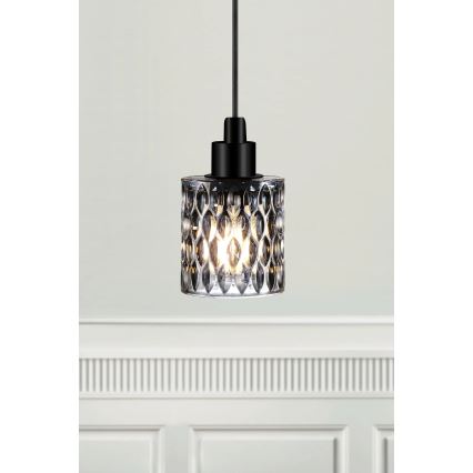 Nordlux - Luster na sajli HOLLYWOOD 1xE27/60W/230V dimna
