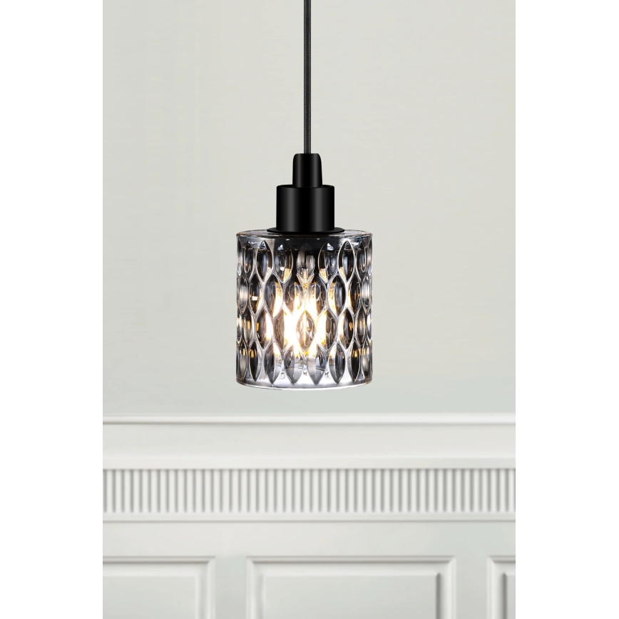 Nordlux - Luster na sajli HOLLYWOOD 1xE27/60W/230V dimna