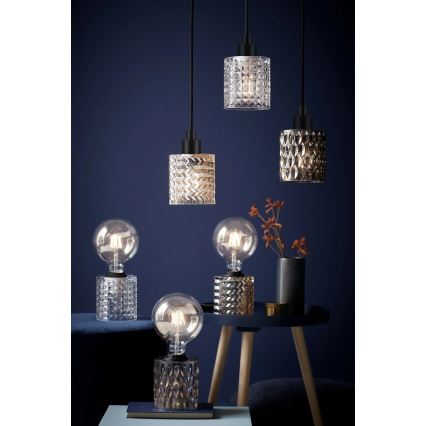 Nordlux - Luster na sajli HOLLYWOOD 1xE27/60W/230V prozirna