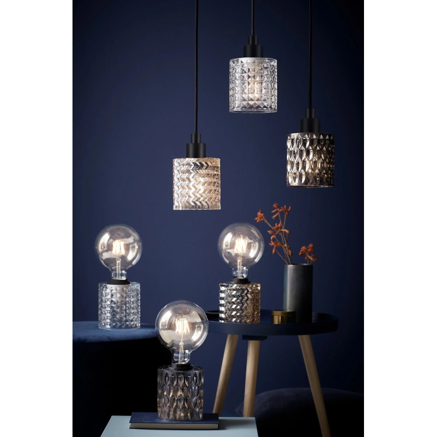 Nordlux - Luster na sajli HOLLYWOOD 1xE27/60W/230V prozirna