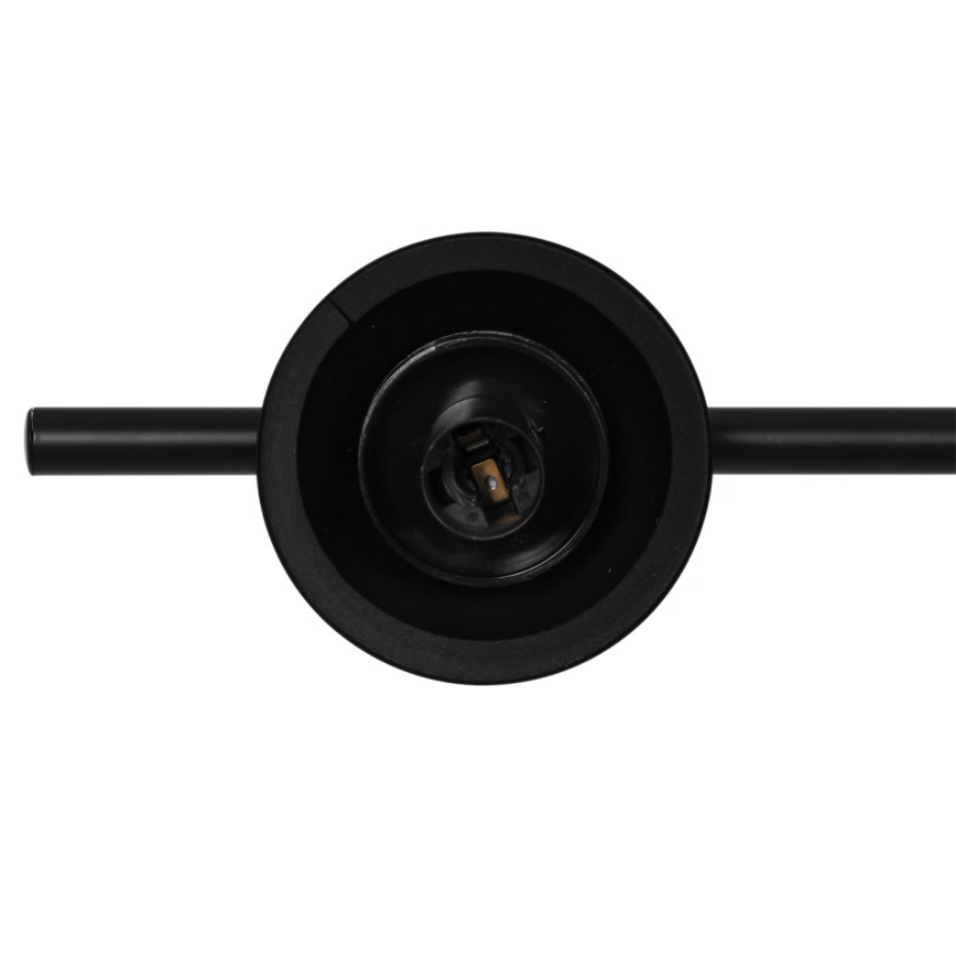 Nordlux - Luster na sajli LILLY 5xE14/10W/230V crna