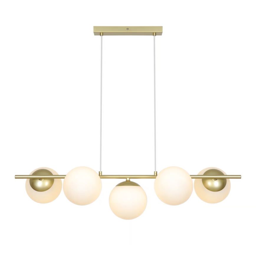 Nordlux - Luster na sajli LILLY 5xE14/10W/230V mesing