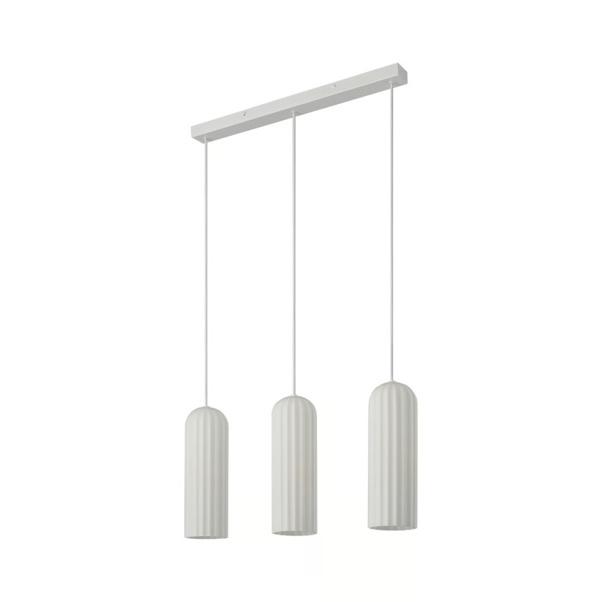 Nordlux - Luster na sajli MIELLA 3xE27/25W/230V bijeli