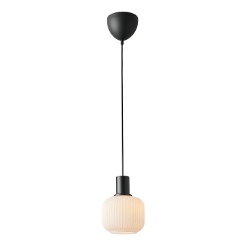 Nordlux - Luster na sajli MILFORD 1xE27/40W/230V crna