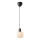 Nordlux - Luster na sajli MILFORD 1xE27/40W/230V crna