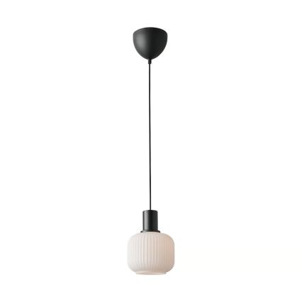 Nordlux - Luster na sajli MILFORD 1xE27/40W/230V crna