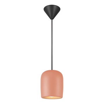 Nordlux - Luster na sajli NOTTI 1xE27/25W/230V narančasta