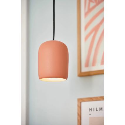 Nordlux - Luster na sajli NOTTI 1xE27/25W/230V narančasta