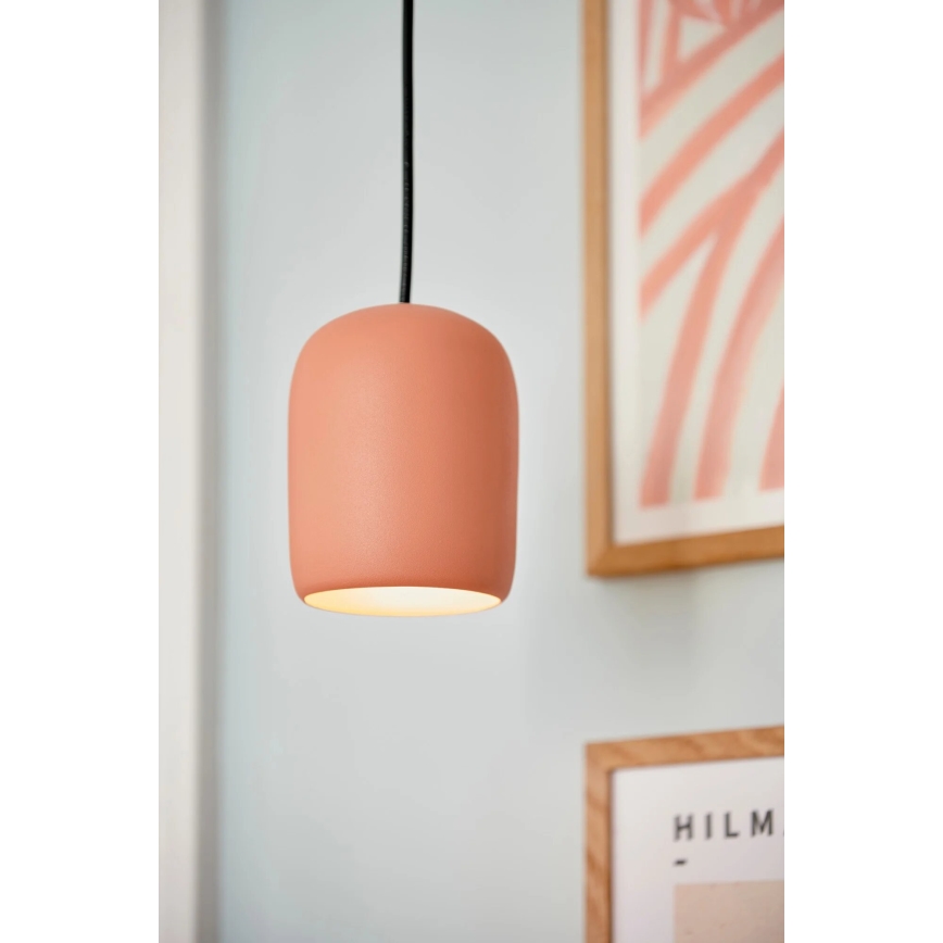 Nordlux - Luster na sajli NOTTI 1xE27/25W/230V narančasta