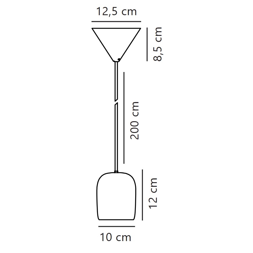 Nordlux - Luster na sajli NOTTI 1xE27/25W/230V narančasta