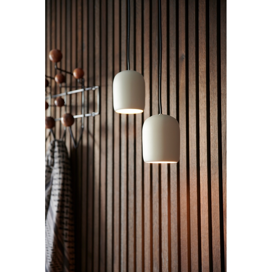 Nordlux - Luster na sajli NOTTI 1xE27/25W/230V siva