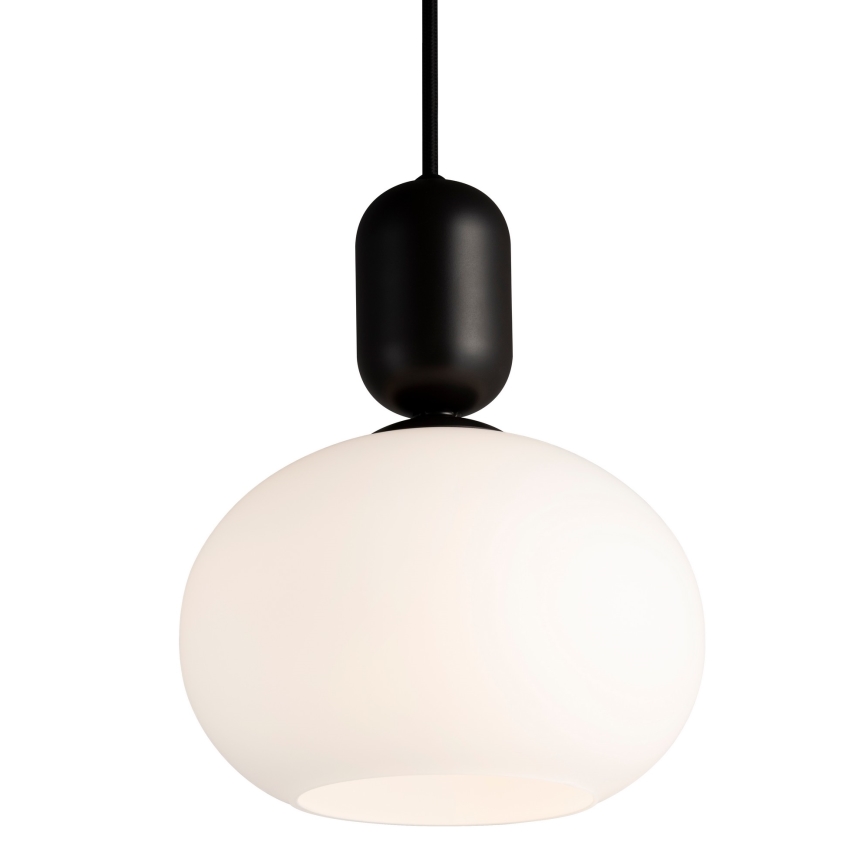 Nordlux - Luster na sajli NOTTI 1xE27/40W/230V crna