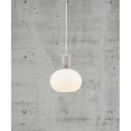 Nordlux - Luster na sajli NOTTI 1xE27/40W/230V siva
