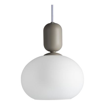 Nordlux - Luster na sajli NOTTI 1xE27/40W/230V siva