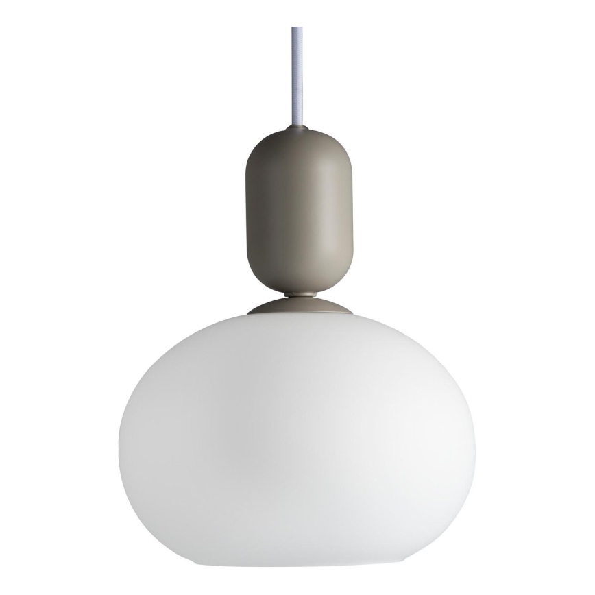 Nordlux - Luster na sajli NOTTI 1xE27/40W/230V siva