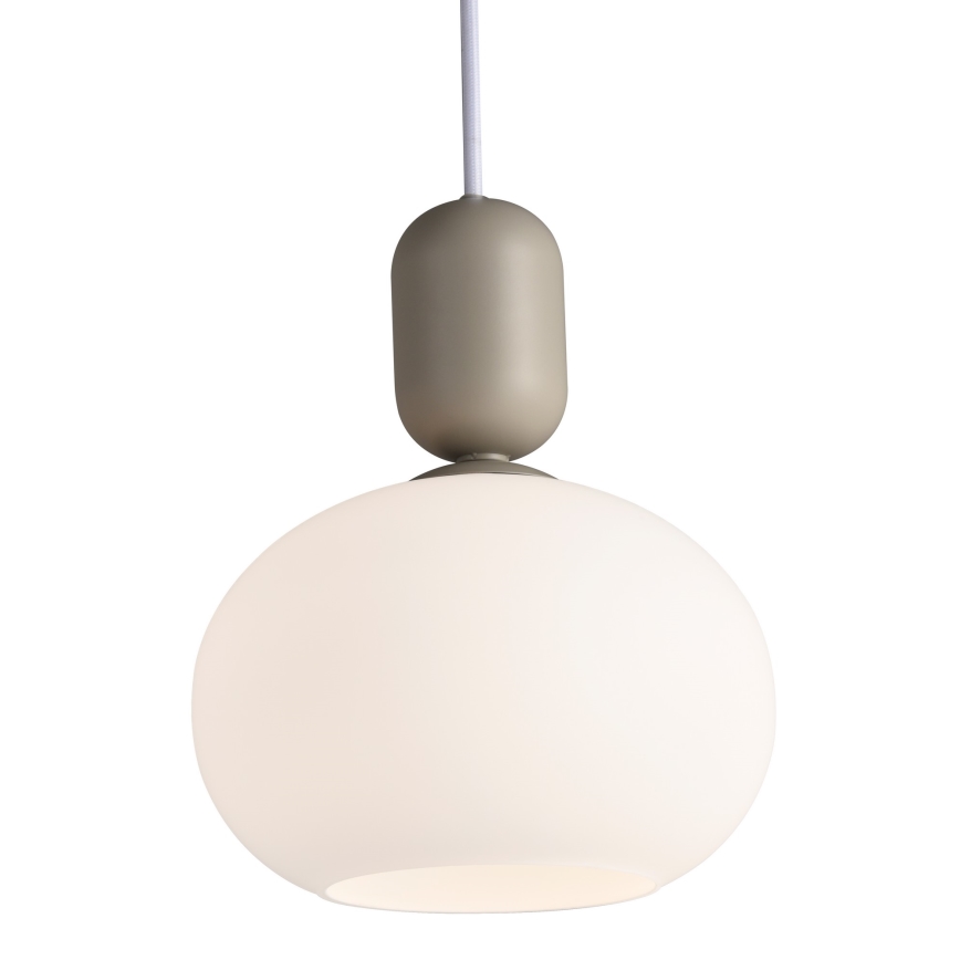 Nordlux - Luster na sajli NOTTI 1xE27/40W/230V siva