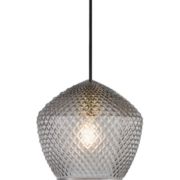 Nordlux - Luster na sajli ORBIFORM 1xE27/40W/230V crna/siva