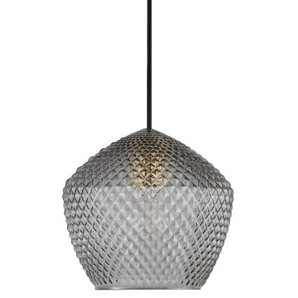 Nordlux - Luster na sajli ORBIFORM 1xE27/40W/230V crna/siva
