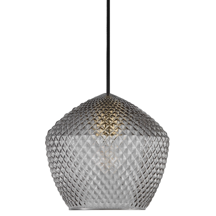 Nordlux - Luster na sajli ORBIFORM 1xE27/40W/230V crna/siva